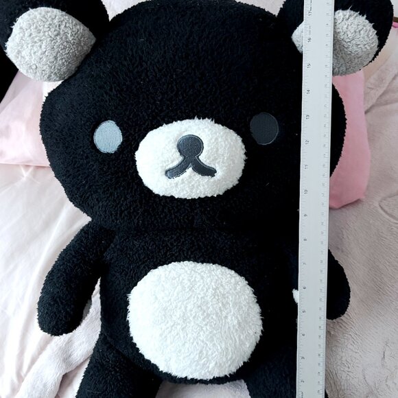 Black Monochrome Rilakkuma Plush (XL) - Picture 4 of 4